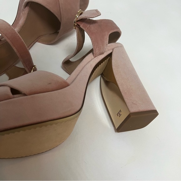Tory Burch Loretta Velvet Platform Sandal - New In Box- Size 9.5 - Reemoly - Picture 11 of 16